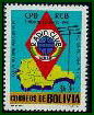 BOLIVIA - 26 Marz.1979 - 38� aniversario Radio Club Boliviano - RCB -CP0RCB (Yvert et Tellier: 584 - Scott: 638 - Minkus:  - Michel: 952 - Gibbons: 1032)