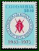 COLOMBIA - 10 May.1973 - 40 aniversario Liga Colombiana Radioaficionados (Yvert et Tellier: 668 - Scott: 813 - Minkus: 1269 - Michel: 1245 - Gibbons: 1333)