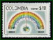 COLOMBIA - 11 Jun. 1983 - 50� aniversario Liga Colombiana Radioaficionados (Yvert et Tellier: A722 - Scott: C735 - Minkus:  - Michel: 1613 - Gibbons: 1684)