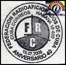 CUBA - 40 Aniversario Federacion Radioaficionados de Cuba - 2006