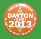 Chapa ARRL - Hamvention Dayton  2013 - 75 Aniversario W1AW  - The MAXIM memorial station
