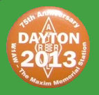 Chapa ARRL - Hamvention Dayton  2013 - 75� Aniversario W1AW  - The MAXIM memorial station