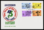 ASCENSION Isl. -  22 Febero 1982 - 70� Aniversario fundacion Scouts - ZD8JAM
