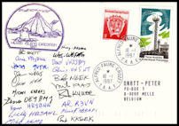 VK0IR - HEARD ISLAND EXPEDITION (Autografos operadores) - 16 Enero 1997
