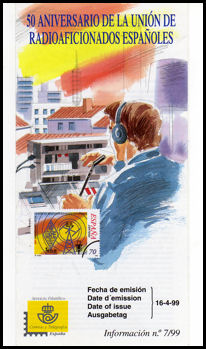 ESPANA - 16 Abril 1999 - 50�  Aniversario URE