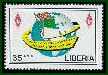 LIBERIA - 23 Nov.1987 - 25� aniversario LRAA - (Yvert et Tellier:  - Scott: 1061 - Minkus:  - Michel: 1374 - Gibbons: 1650)