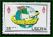 LIBERIA - 23 Nov.1987 - 25 aniversario LRAA - (Yvert et Tellier:  - Scott: 1061 - Minkus:  - Michel: 1374 - Gibbons: 1650)