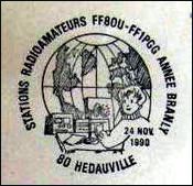 FRANCIA - Est. FF8OU y FF1PGG - A�o Branly