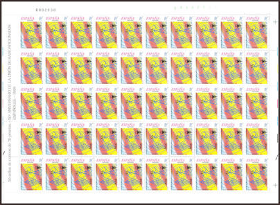 PLIEGO ESPANA-50� Aniversario URE 1999