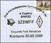 POLONIA 2009 - Matasellos Radio Club Amigos del Ferrocarril - 3Z8WFF