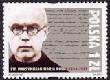 POLONIA 2001 - SP3RN - San Maximiliano Kolbe - Patron de los Radioaficionados