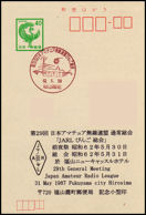 JAPON - 29 Asamblea Japanese Amateur Radio League (JARL) - 31 Mayo 1987