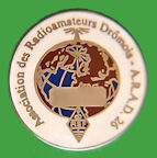 Pin ASOCIACION DE RADIOAFICIONADOS DROMOIS-ARAD-FRANCIA