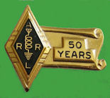 Pin 50 a�os permanencia ARRL