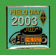 Pin ARRL -  Field Day 2003