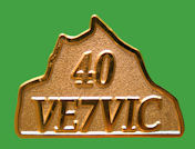 Pin CANADA - 40 Aniversario  Amateur Radio Club,-Victoria