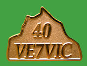 Pin CANADA - 40� Aniversario  Amateur Radio Club,-Victoria