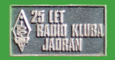 Pin Radio Club JADRAN - 25 aniversario - ESLOVENI