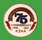Pin USA -75� Aniversario South Jersey ARC - K2AA