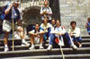 Toda la familia en la Plaza de la Quintana