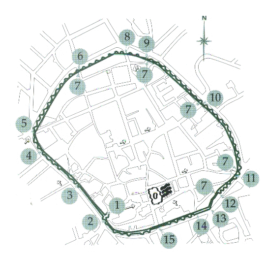 Plano de la Muralla de Lugo